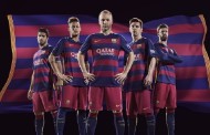 برشلونة يفجر مفاجأة في قميصه الجديد للموسم 2015-2016